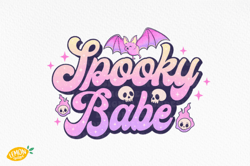 Pink Halloween Spooky Babe  ,Halloween Png, Cute halloween, Cute Halloween Svg,Funny halloween 25