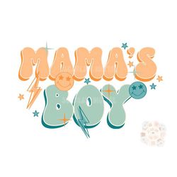 Mama's Boy PNG Sublimation Digital Design Download, summer boy png, little boy png, lightening bolt png, boho boy png, r