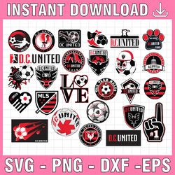 26 Files MLS Logo DC United, DC United svg, Vector DC United, Clipart DC United, Football Kit DC United, svg, DXF, PNG