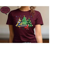 christmas volleyball shirt, christmas volleyball tree t-shirt, christmas game shirt, christmas sports tee, christmas vol
