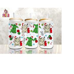 cartoon christmas movie can glass wrap png, christmas 16oz libbey glass png, christmas glass wrap png, nightmare christmas can glass png