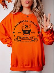 Sanderson Sisters Brewing Co SweaT-Shirt Png, Witches Sweater, Halloween Gift, Funny Halloween Sweater, Sisters SweaT-Sh