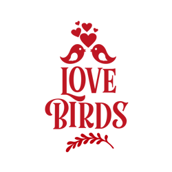 Love Birds Svg, Valentine Svg, Cricut Silhouette Svg Eps Png Dxf, Cutting File Digital Download