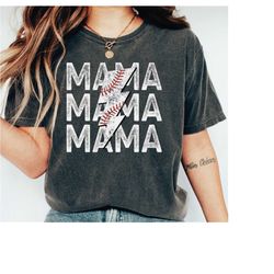 baseball t-shirt, baseball mom shirt, baseball mama tshirt, sports mom t shirt, mothers day shirt for baseball lover wom