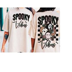 Retro Halloween png, horror Halloween sublimation design, spooky vibes png, scary movie png, trendy Halloween graphic fo
