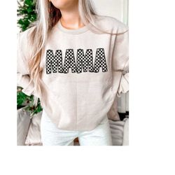 Checkered Mama png, Mama Checkered Shirt Designs, Mama png, Mama sublimation,Checkered Mama PNG for Mama Shirts, Sublima