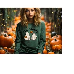 Stay Spooky Sweatshirt, Spooky Season Hoodie, Halloween Party Sweatshirt, Cute Halloween Sweatshirt, Spooky Vibes Sweats