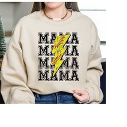Softball Mom Sweatshirt, Softball Sports Sweater for Mama, Softball Mama Sweatshirt, High School Softball Hoodie, Softba