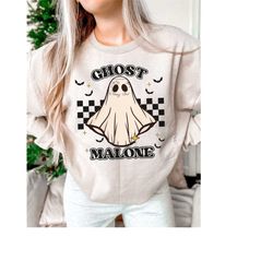 Ghost Malone PNG, Funny Ghost Instant Download, Sublimation Graphics, Clipart, Halloween PNG, Cute Ghost png, Fun Hallow