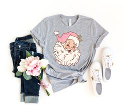 Christmas Santa Shirt, Retro Santa Shirt, Gift For Christmas, Retro Christmas Shirt, Christmas Shirt For Women, Gift For