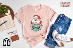 Santa Is Coming To Town T-Shirt, Christmas Santa Shirt, Gift For Christmas, Funny Santa T-Shirt, Holiday Apparel, Xmas T