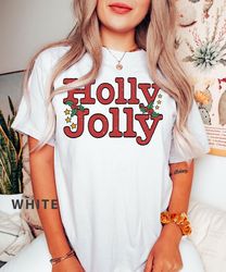 Holly jolly Teacher t-Shirt, Christmas Gift For Teacher, Teacher Christmas T-Shirt, Teacher Gift, iPrintasty Christmas C