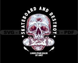 Skull Tshirt Design Bundle, Skull SVG PNG, Skull In The Wall File, DTG, DTF, Instant Download 12