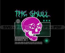 Skull Tshirt Design Bundle, Skull SVG PNG, Skull In The Wall File, DTG, DTF, Instant Download 64