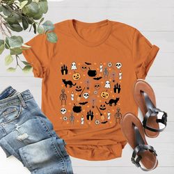 Cute Halloween Theme Shirt PNG for Women, Halloween T-Shirt PNGs, Mom Halloween T-Shirt PNGs, Fall Shirt PNGs, Cute Teac