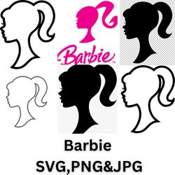 Barbie Doll logo template , T-shirt svg design, cap svg design , svg sticker download