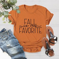 Fall is my Favorite Shirt PNG, Fall Shirt PNG, Halloween Shirt PNG, Gift For Her, Fall Screenprint, Halloween Gift, Fall