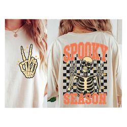 Retro Halloween png, Halloween sublimation design, spooky season png, skeleton hand png, Trend Halloween png for shirts,