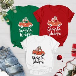 Gangsta Wrappa Shirt PNG, Christmas Shirt PNG,Gangster Wrapper Shirt PNG, Funny Christmas Shirt PNG,Christmas Party Shir