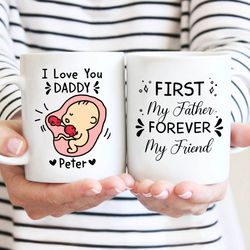 new dad mug, baby shower mug, gift for dad