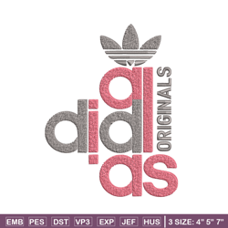 Adidas originals Embroidery Design, Adidas Embroidery, Brand Embroidery, Embroidery File, Logo shirt, Digital download