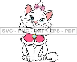 Disney Cat Marie Svg, Kitten Cat Marie Png, Cartoon Customs SVG, EPS, PNG, DXF 158