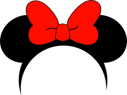 Halfcircle Mickey Red Svg, Mickey Mouse Svg, Minnie Svg, Mickey Head Svg, Disney Family Vacation Png, Cut file(1)