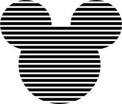 Lined mickey Svg, Mickey Mouse Svg, Minnie Svg, Mickey Head Svg, Disney Svg, Disney Family Vacation Png, Cut file