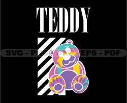 Teddy Bear Stretwear, Teddy Bear Tshirt Design, Streetwear Teddy Bear PNG, Urban, DTG, DTF 34