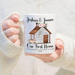 Personalized Our First Home Coffee Mug, New Home Owner Gift, Housewarming Gift