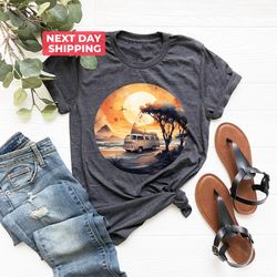 Vacation Sunset Car Shirt PNG, Vintage Car Shirt PNG, Sunset Car Shirt PNG, Fathers Day Shirt PNG, Vacation Shirt PNG, C