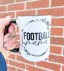 Football Mama, tea mug, coffee mug, Dishwasher Safe mug