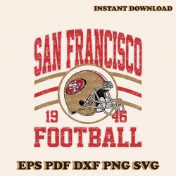 Vintage San Francisco Football Est 1946 SVG Digital File
