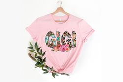 Floral Gigi Shirt PNG, Mothers Day Gift, Gift For Gigi, Cute Gigi Shirt PNG, Grandma Gift Tee, Grandma T-Shirt PNG, Gift