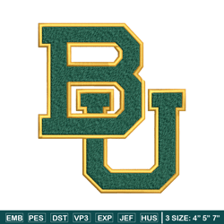 Baylor Bears embroidery design, Baylor Bears embroidery, logo Sport, Sport embroidery, NCAA embroidery.