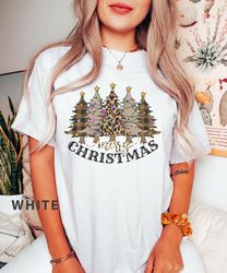 Merry Christmas shirt, Merry t-shirt, Christmas tree shirt, holiday apparel, Christmas Matching shirt, iPrintasty Christ