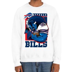 Vintage Buffalo Bills NFL  Football Crewneck T-Shirt Sweatshirt Hoodie , Sunday Football Champions 2023-24 Shirt, Bills