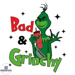 Bad And Grinchy Boojee Stanley SVG Graphic Design File