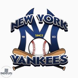 Yankees PNG, New York Baseball, Tshirt Design, DTG DTF, Sublimation Printing, Sticker Design, Mug Design, Digital Files