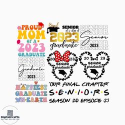 Graduation Senior 2024 Mickey PNG Bundle, Family Proud, Senior Team, Class  of 2024, Tassel to Castle, Graduate 2024 Bundle 
