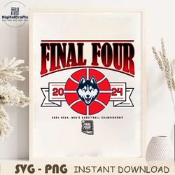 Final Four UConn Mens Basketball Championship SVG