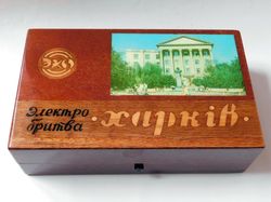 Electric Razor Shaver KHARKIV-109 110/220V Souvenir Box Soviet Vintage USSR 1978 Collectible Item Ukrainian Souvenir
