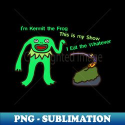 Mr The Frog - Retro PNG Sublimation Digital Download - Perfect for Creative Projects