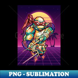 80s TMNT Rap - PNG Sublimation Digital Download - Perfect for Sublimation Art