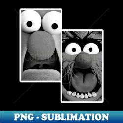 expressions of the muppets - Retro PNG Sublimation Digital Download - Add a Festive Touch to Every Day