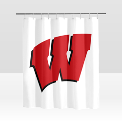 badgers shower curtain