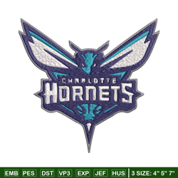 Charlotte Hornets Embroidery Design, Logo Embroidery, NBA Embroidery, Embroidery File, Logo shirt,Digital download