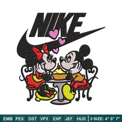 Mickey and Minnie mouse Nike Embroidery design, Disney Embroidery, Nike design, Embroidery file, Instant download.