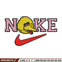Nike yellow cartoon Embroidery Design, Nike Embroidery, Brand Embroidery, Embroidery File, Logo shirt, Digital download