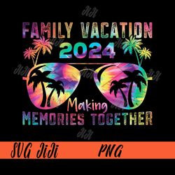 Family Vacation 2024 PNG, Making Memories Together Premium PNG
